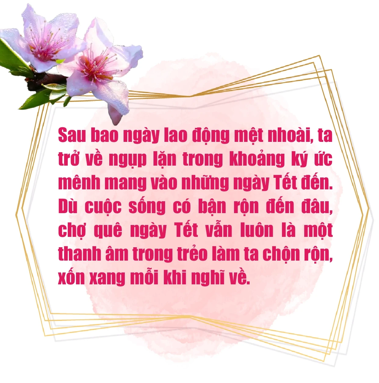 [E-Magazine] Nẻo về chợ Tết