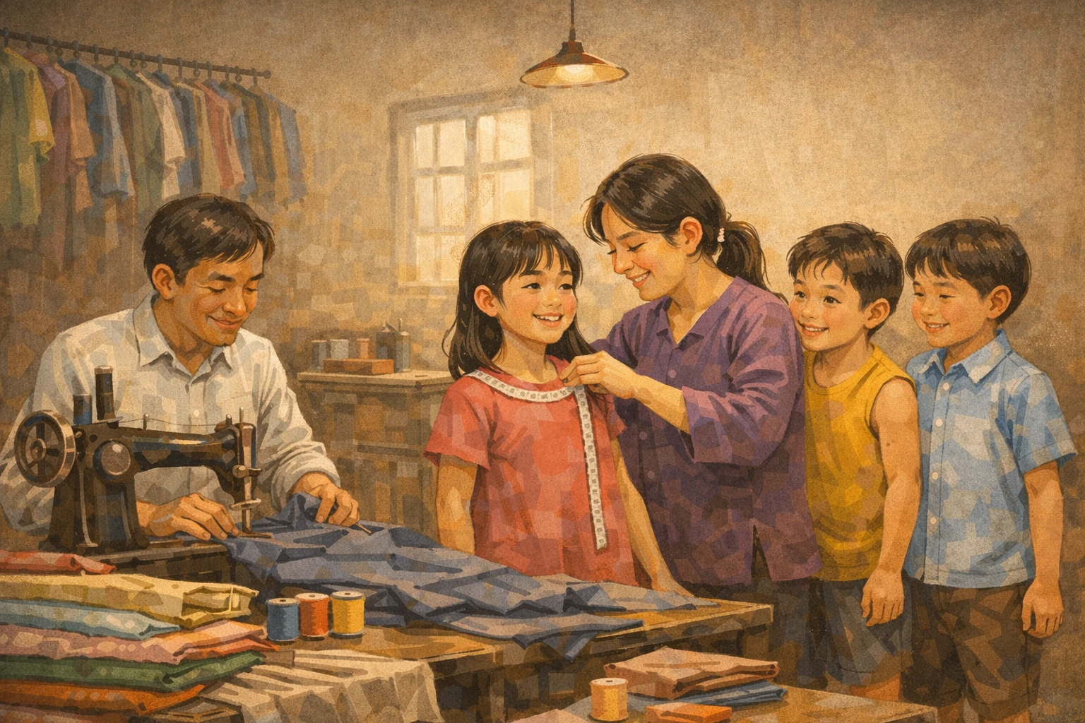 Ký ức giao thừa thơm mùi áo mới