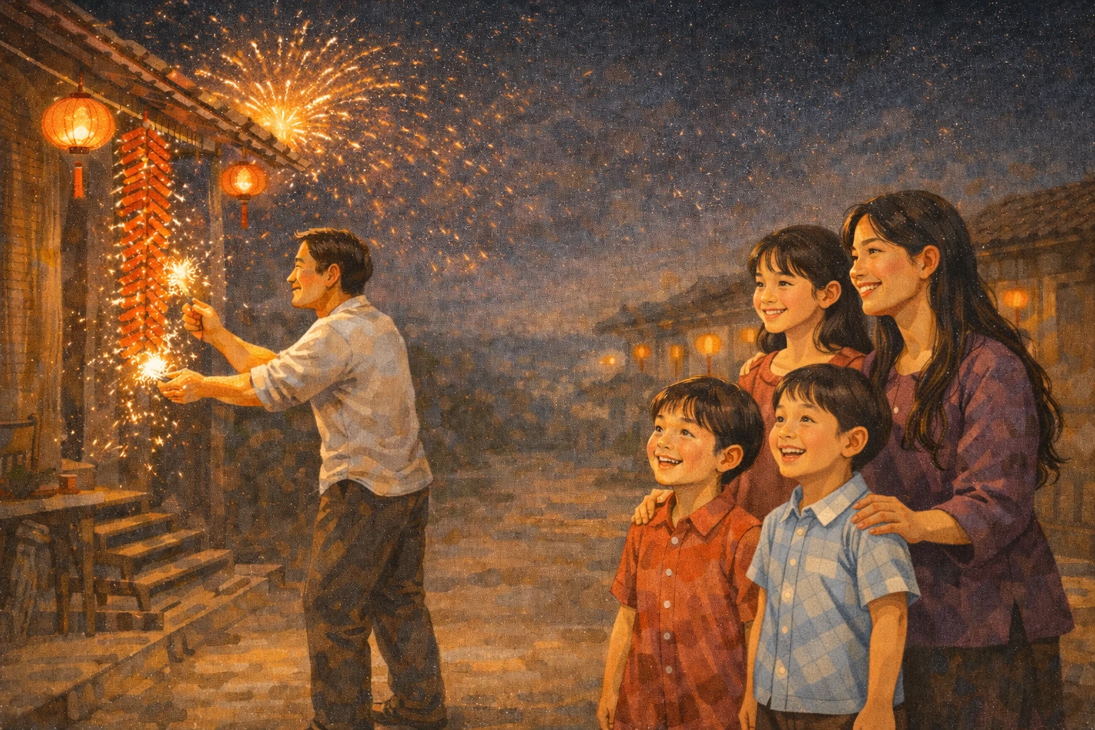 Ký ức giao thừa thơm mùi áo mới