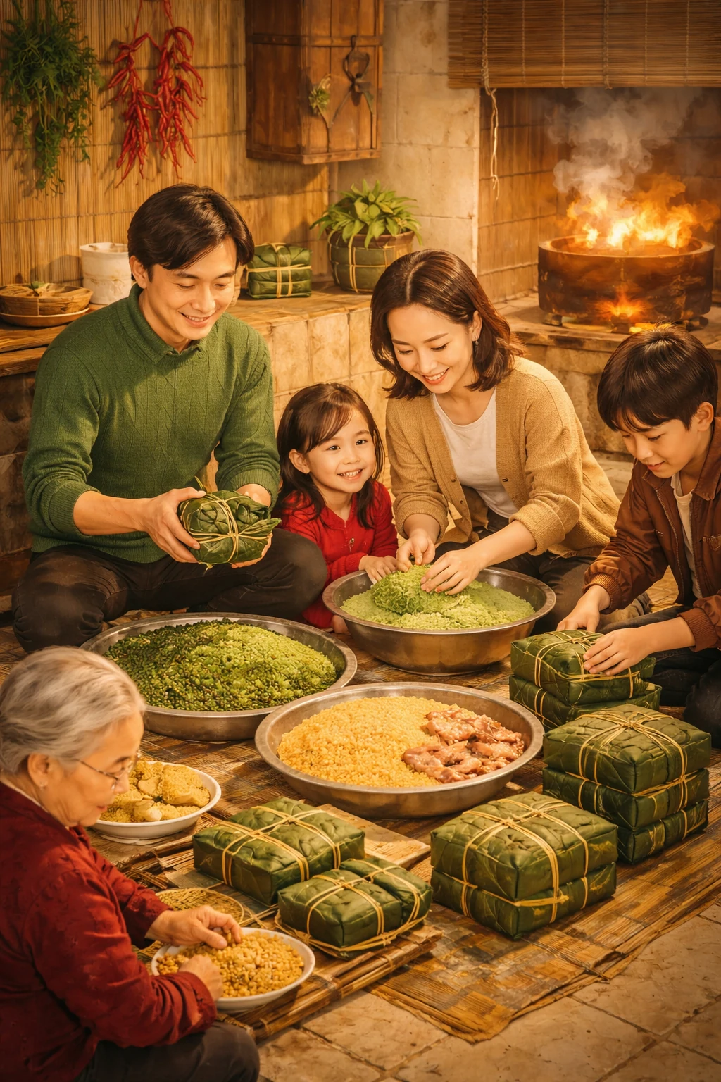 Chiếc bánh chưng “nhỏ” của tôi