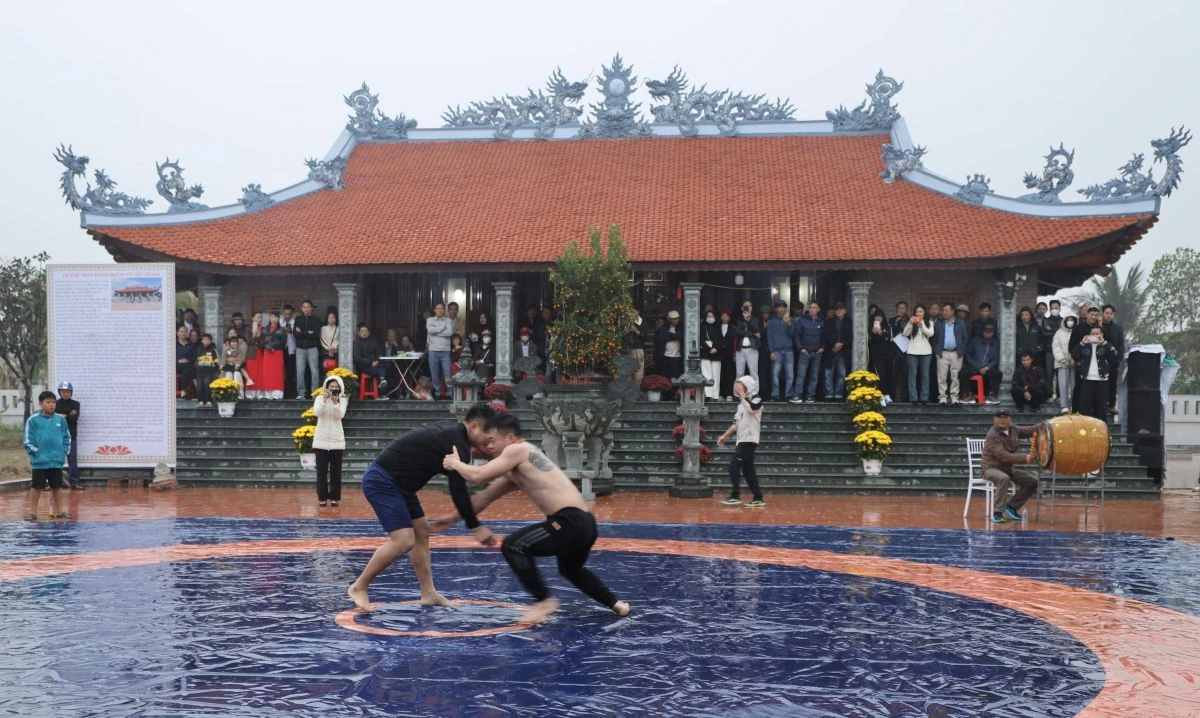 Hoằng Châu: Rộn ràng hội vật truyền thống và các trò chơi dân gian đầu xuân