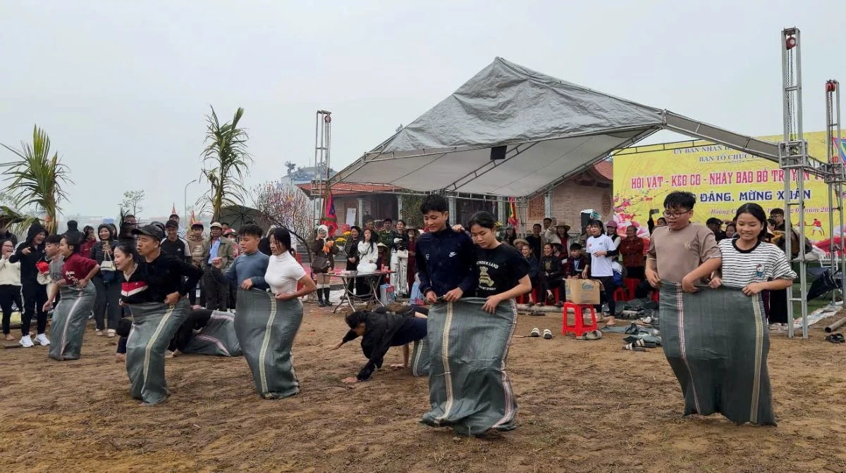 Hoằng Châu: Rộn ràng hội vật truyền thống và các trò chơi dân gian đầu xuân