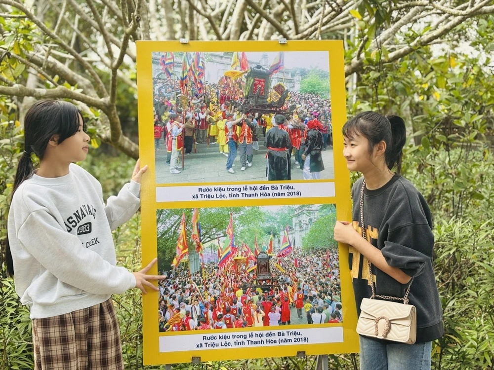 Rộn ràng du xuân đền Bà Triệu