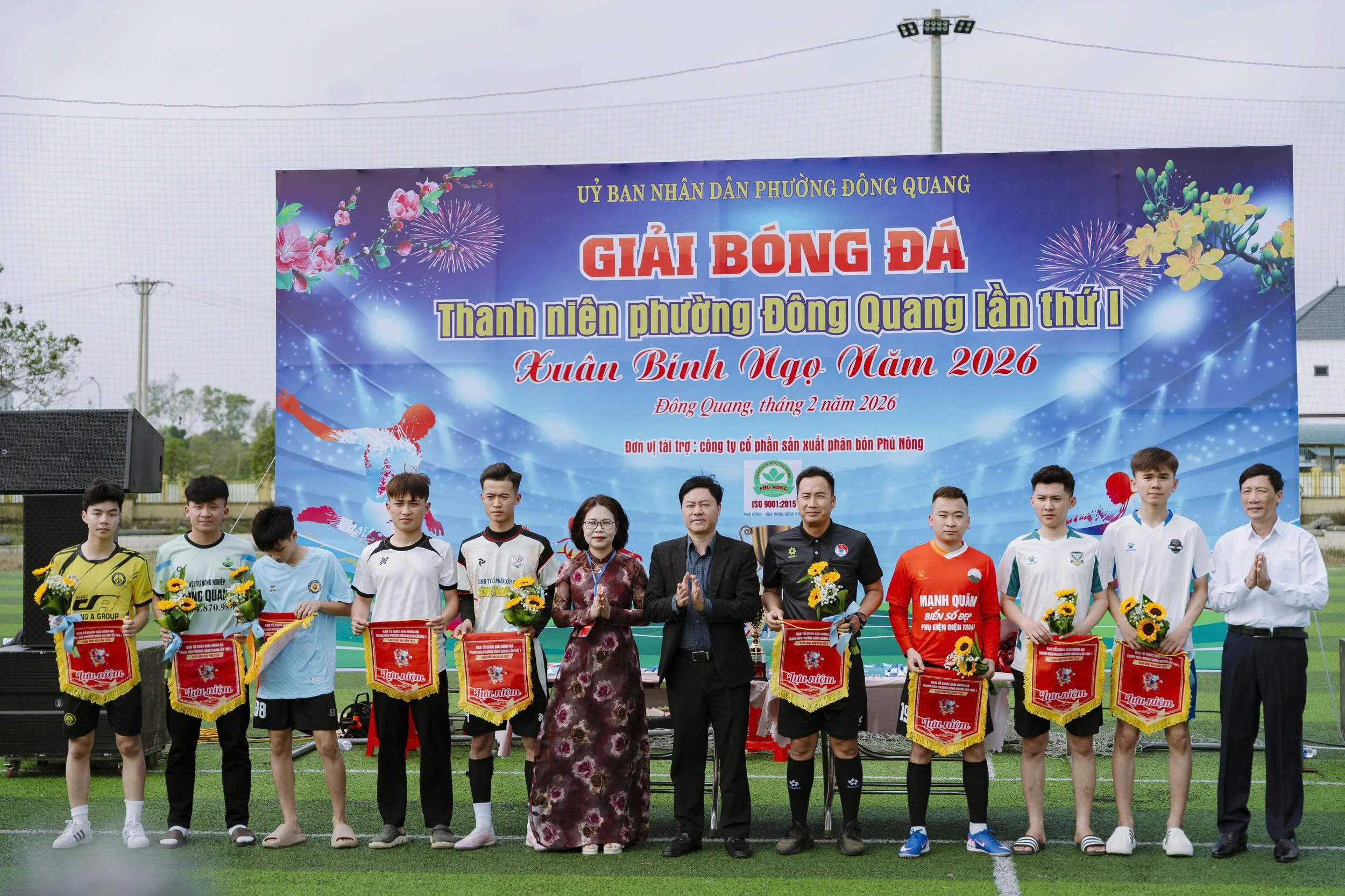 Khởi tranh giải bóng đá Thanh niên phường Đông Quang lần thứ I, năm 2026