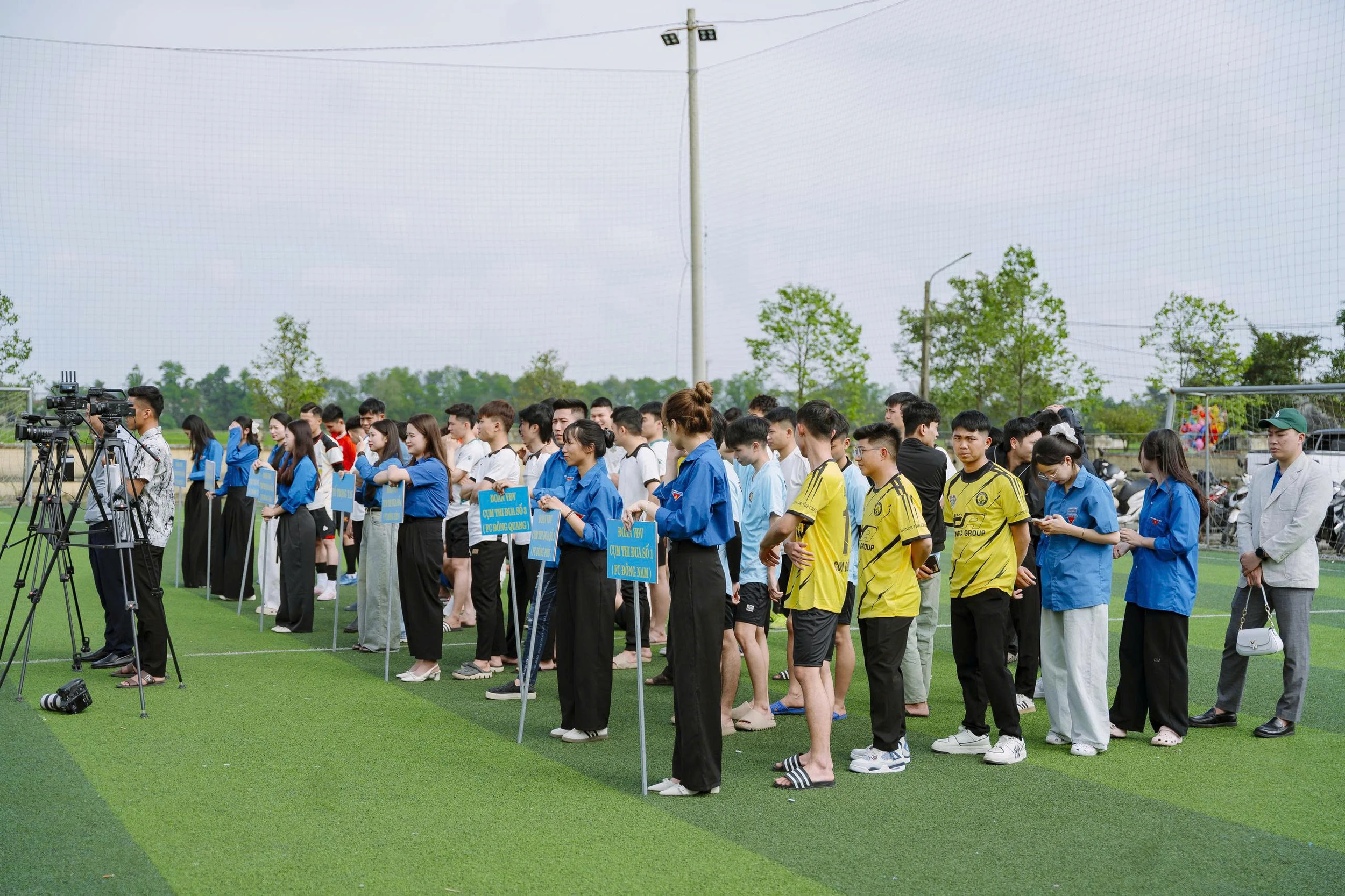 Khởi tranh giải bóng đá Thanh niên phường Đông Quang lần thứ I, năm 2026