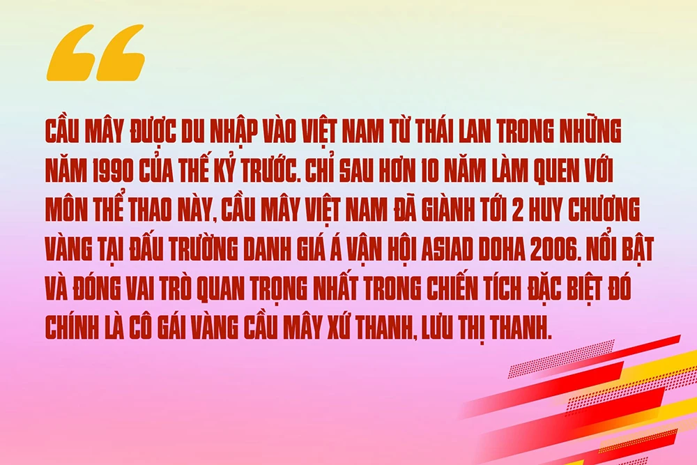 Cô gái vàng cầu mây Lưu Thị Thanh & Ký ức tại Asiad Doha năm 2006