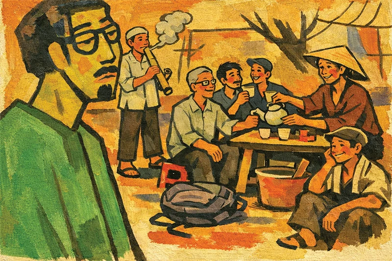 Có quán trà ở lại với mùa xuân