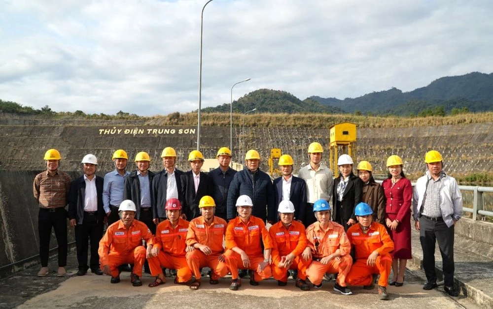Nhà máy Thủy điện Trung Sơn: Sản lượng điện cung ứng tăng 34,3% so với cùng kỳ