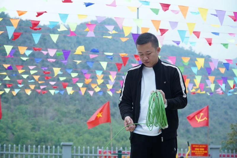 Những hình ảnh đẹp trước ngày bầu cử ở xã vùng biên