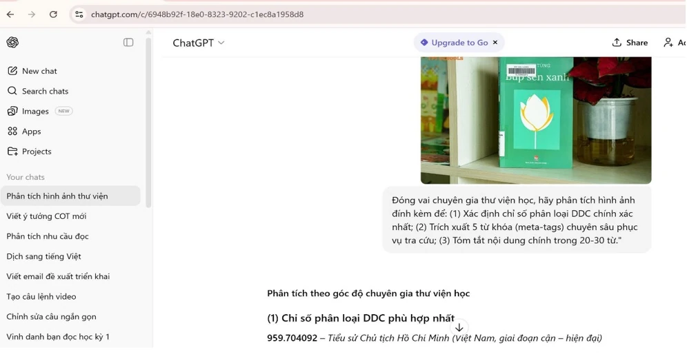 Đổi mới hoạt động thư viện nhờ ứng dụng trí tuệ nhân tạo