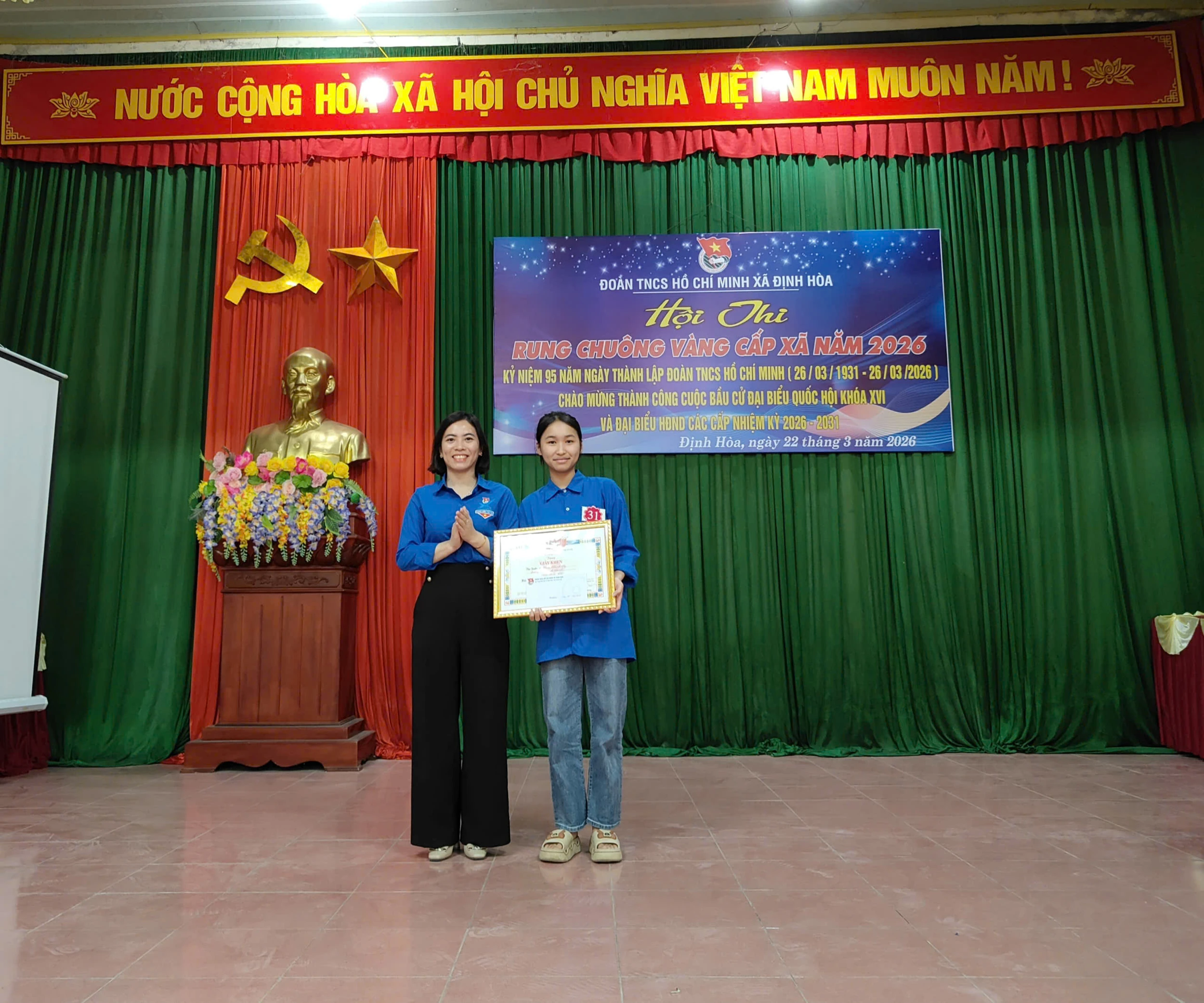 Đoàn Thanh niên xã Định Hoà: Sôi nổi Hội thi “Rung chuông vàng”