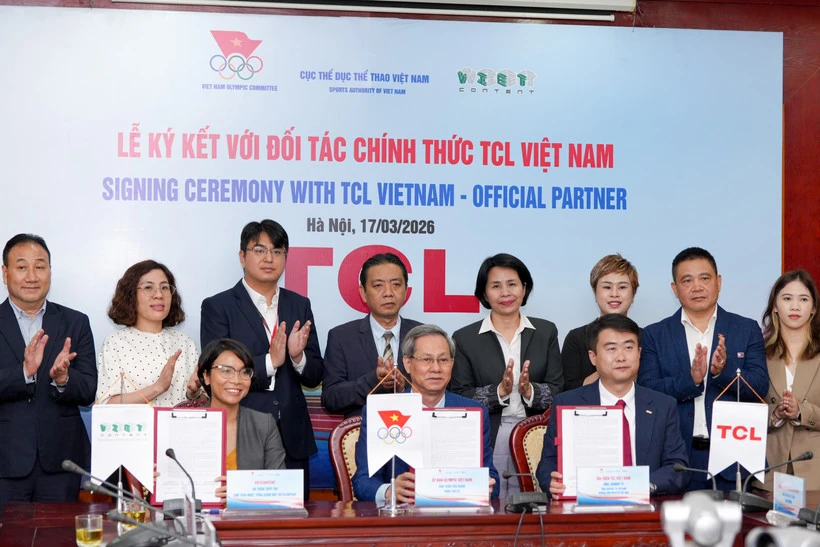 Ủy ban Olympic Việt Nam công bố thỏa thuận hợp tác chiến lược với TCL, hướng đến Đại hội ASIAD 2026