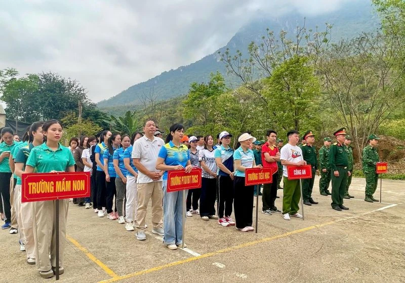 Xã Tam Chung phát động Ngày chạy Olympic vì sức khỏe toàn dân - Vì an ninh Tổ quốc năm 2026