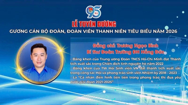 Khát vọng thanh xuân: Bài 3 - Người “truyền lửa” cho phong trào đoàn Trường Đại học Hồng Đức
