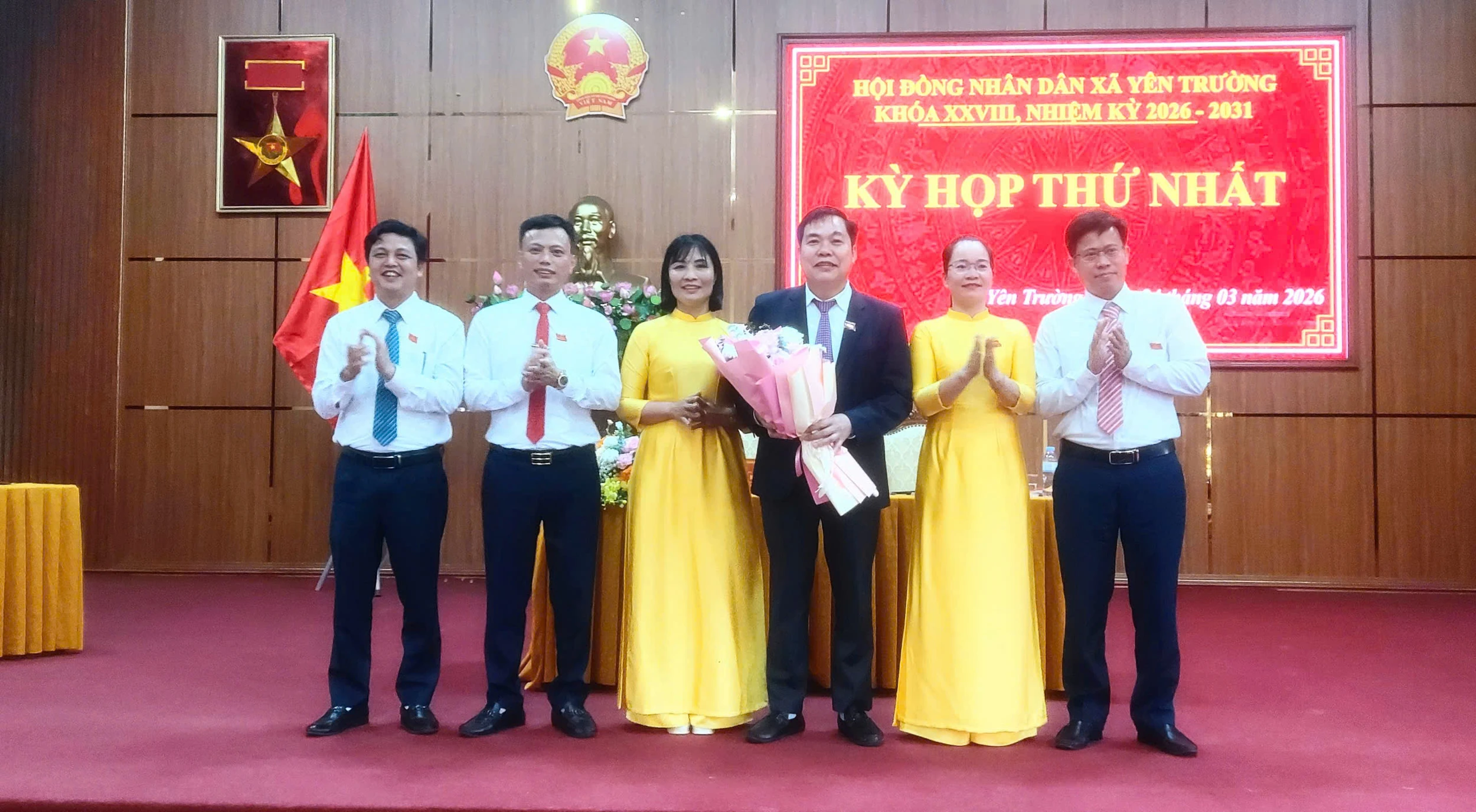 Xã Yên Trường tổ chức hội nghị tổng kết công tác bầu cử ĐBQH khóa XVI và HĐND các cấp