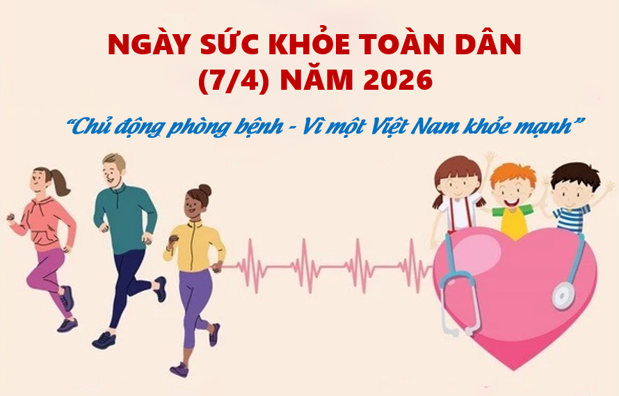 Nhiều hoạt động nhân Ngày Sức khỏe toàn dân năm 2026: “Chủ động phòng bệnh - Vì một Việt Nam khỏe mạnh”