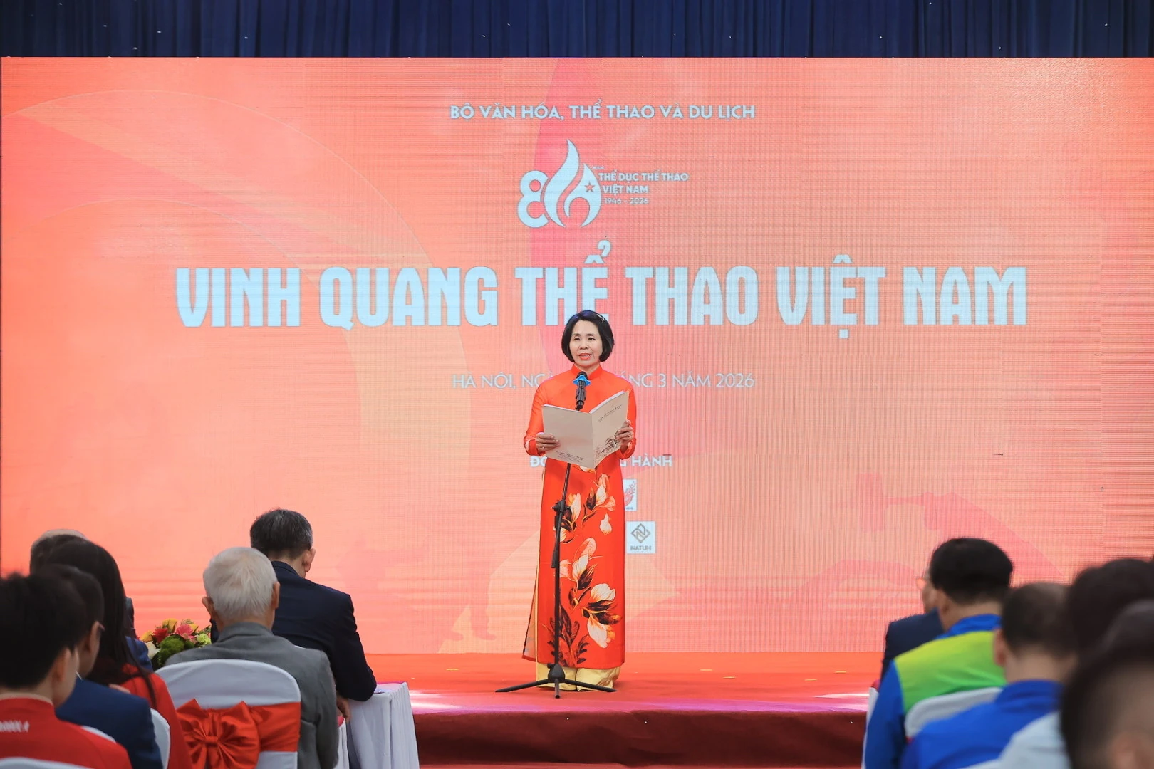 Gala Vinh quang Thể thao Việt Nam 2026: Tôn vinh và lan tỏa giá trị thể thao trong dấu mốc 80 năm