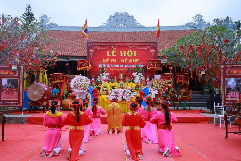 Lễ hội Kẻ Rị - Kẻ Chè - hồn quê thức dậy