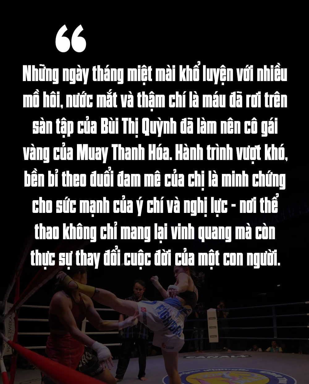 Nước mắt và vinh quang cùng Muay