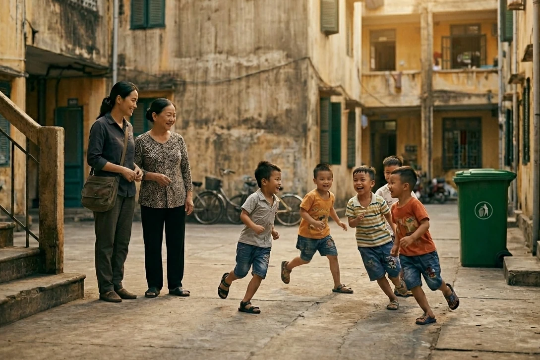 Từ một túi rác đến góc sân sạch