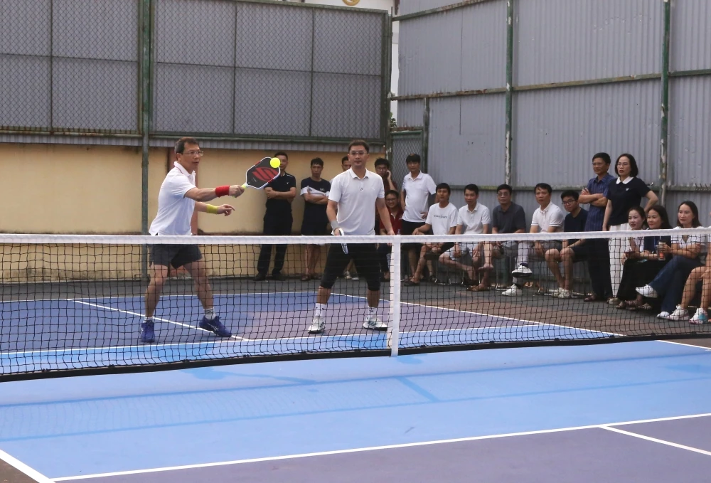 Khai mạc giải Pickleball xã Hậu Lộc lần thứ nhất năm 2026