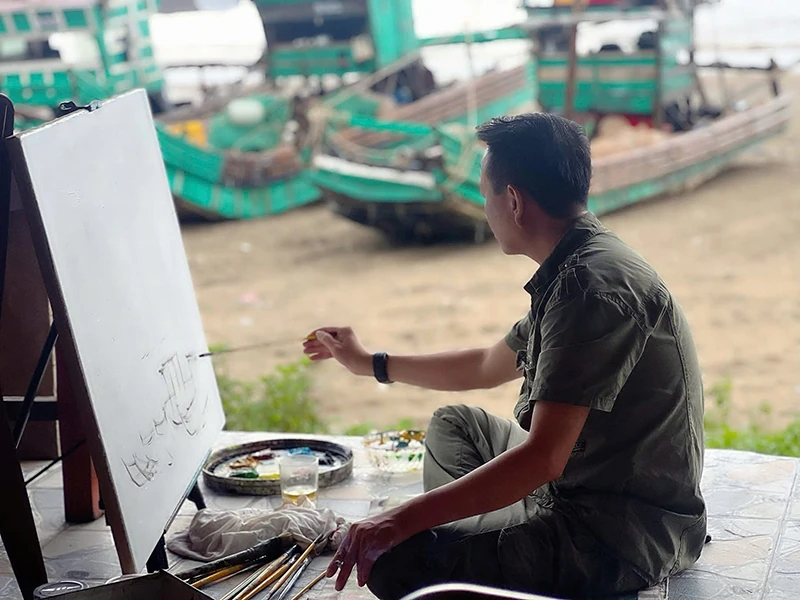 Đi thực tế - tạo nguồn cảm xúc để sáng tạo tác phẩm