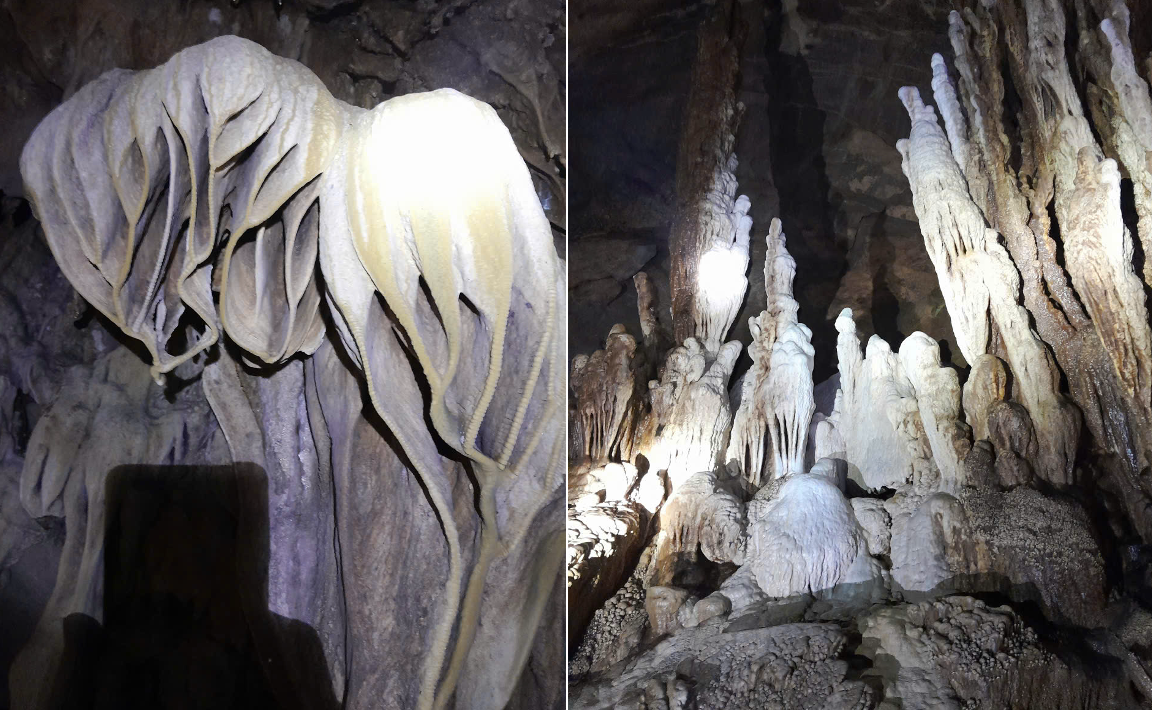 Khám phá hang Cặp Đớp trong lòng núi Pù Bai