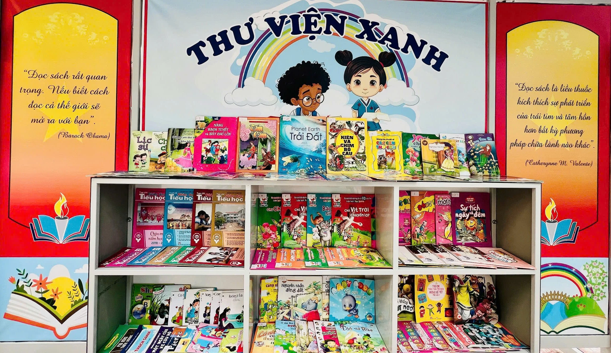 Thư viện xanh, nơi trang sách mở ra cả thế giới