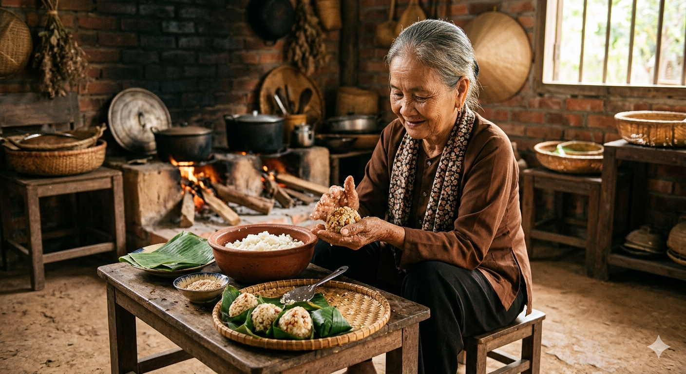 Bà nội siêu đỉnh của tôi (Chapter 4): Cơm nắm và chè khoai