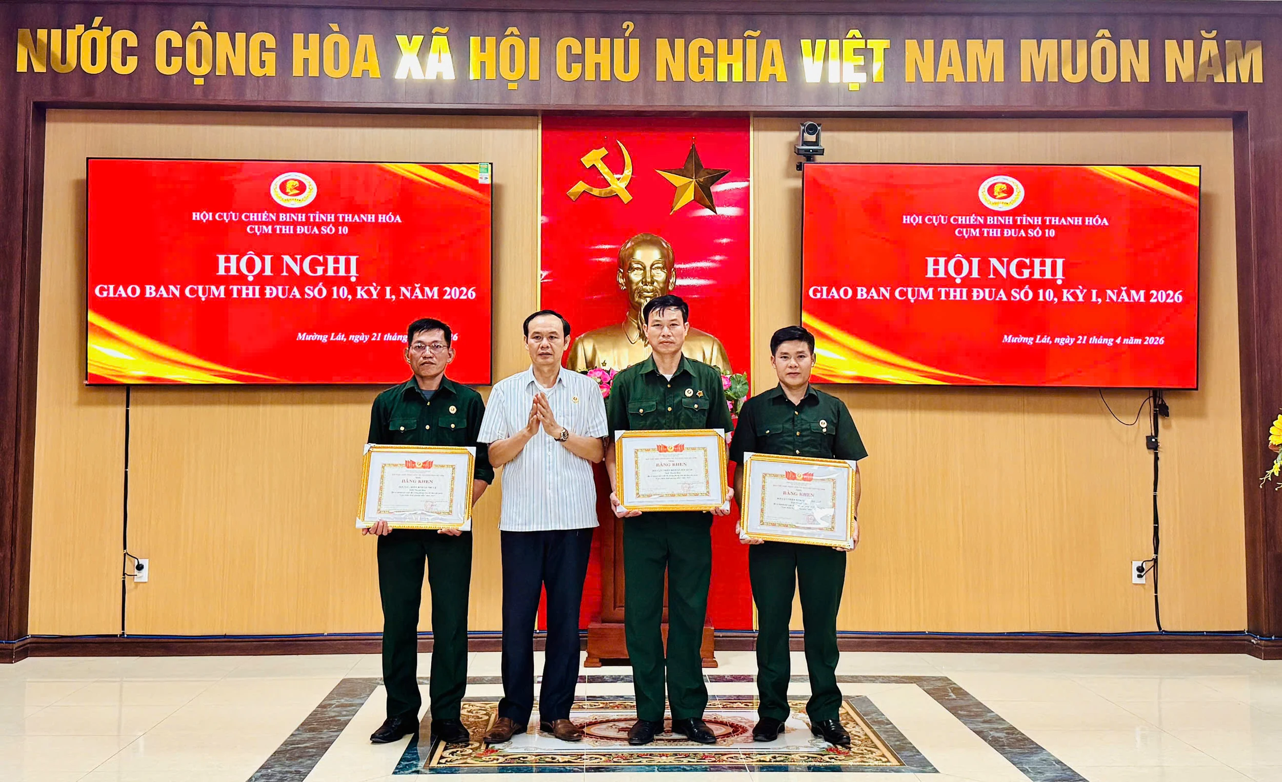 Cụm thi đua số 10, Hội Cựu chiến binh tỉnh Thanh Hóa triển khai nhiệm vụ quý II/2026