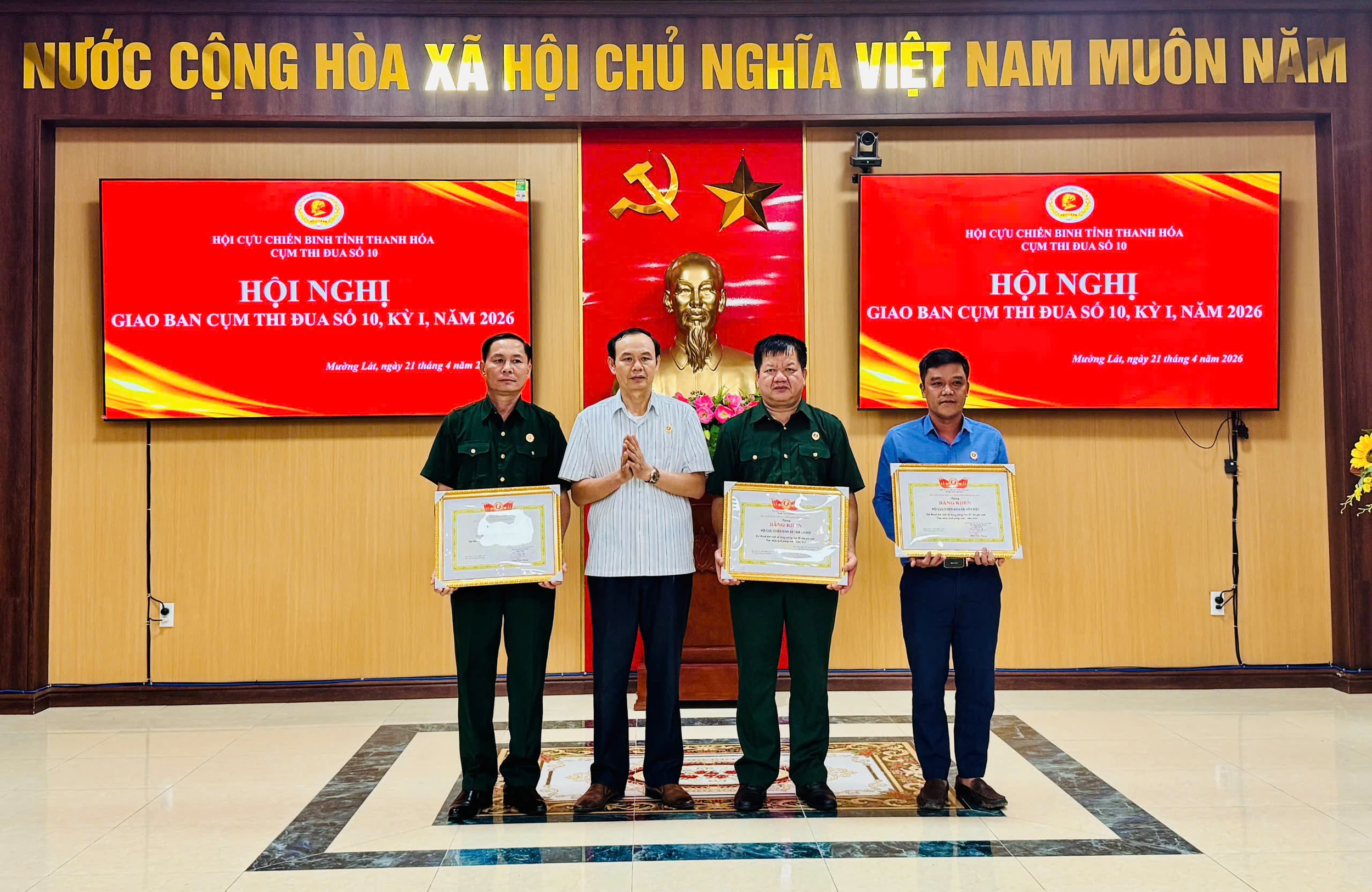 Cụm thi đua số 10, Hội Cựu chiến binh tỉnh Thanh Hóa triển khai nhiệm vụ quý II/2026