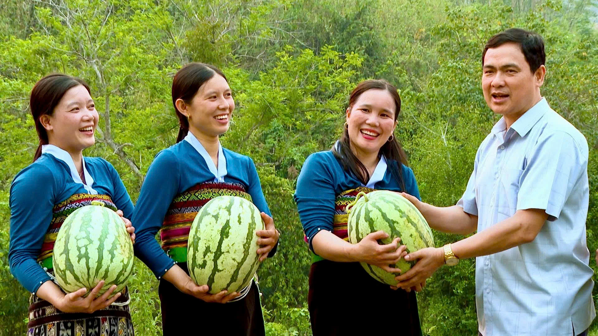 Mùa dưa ở bản Sáng