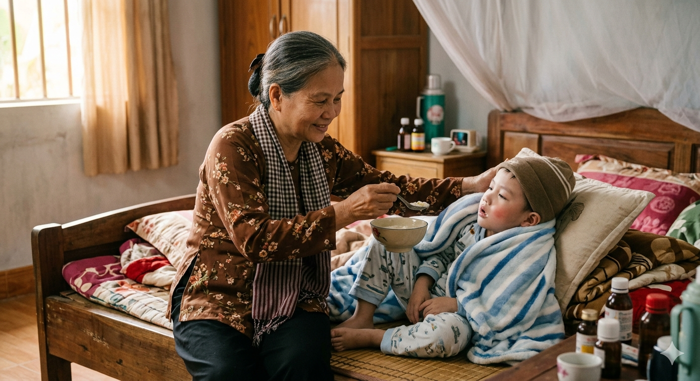 Bà nội siêu đỉnh của tôi (Chapter 5): Ốm... vặt, cứ đến gặp bà