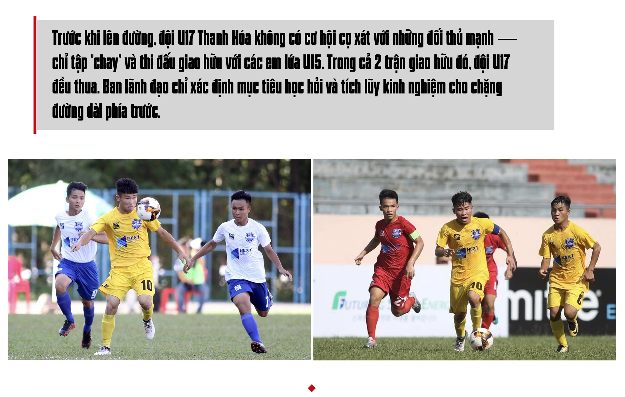 Chân sút Nguyễn Văn Tùng với ký ức về Vòng chung kết Giải bóng đá U17 Quốc gia năm 2019