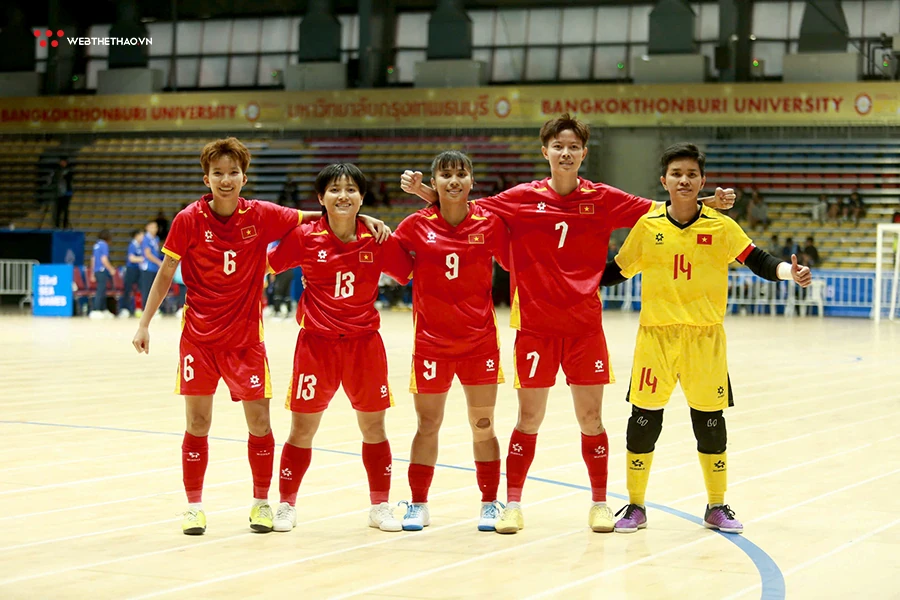 Đội tuyển futsal nữ Việt Nam tiếp tục giữ vị trí thứ 11 thế giới