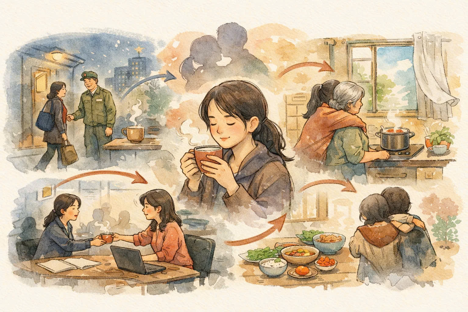 Cái ôm không hẹn trước
