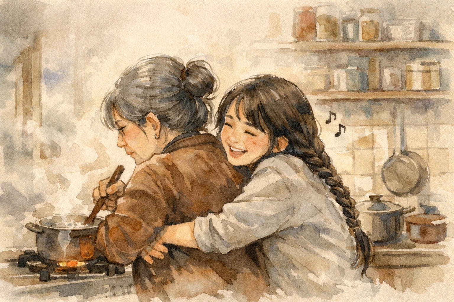 Cái ôm không hẹn trước