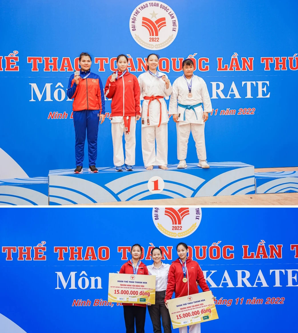 Khoảnh khắc vàng của Karate Thanh Hóa tại Đại hội Thể thao toàn quốc lần thứ IX