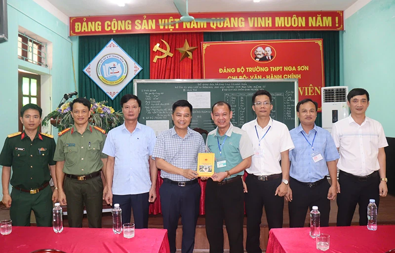 Xã Nga Sơn: Hơn 1.100 thí sinh dự thi tuyển sinh lớp 10 THPT