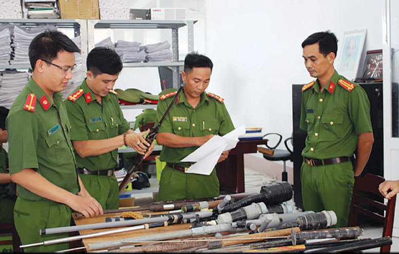 Tăng cường quản lý, sử dụng vũ khí, vật liệu nổ, công cụ hỗ trợ và pháo trên địa bàn tỉnh