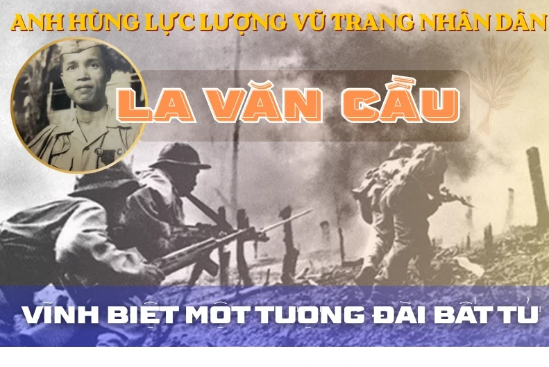 [Inforgraphics] Anh hùng La Văn Cầu - Vĩnh biệt một tượng đài bất tử