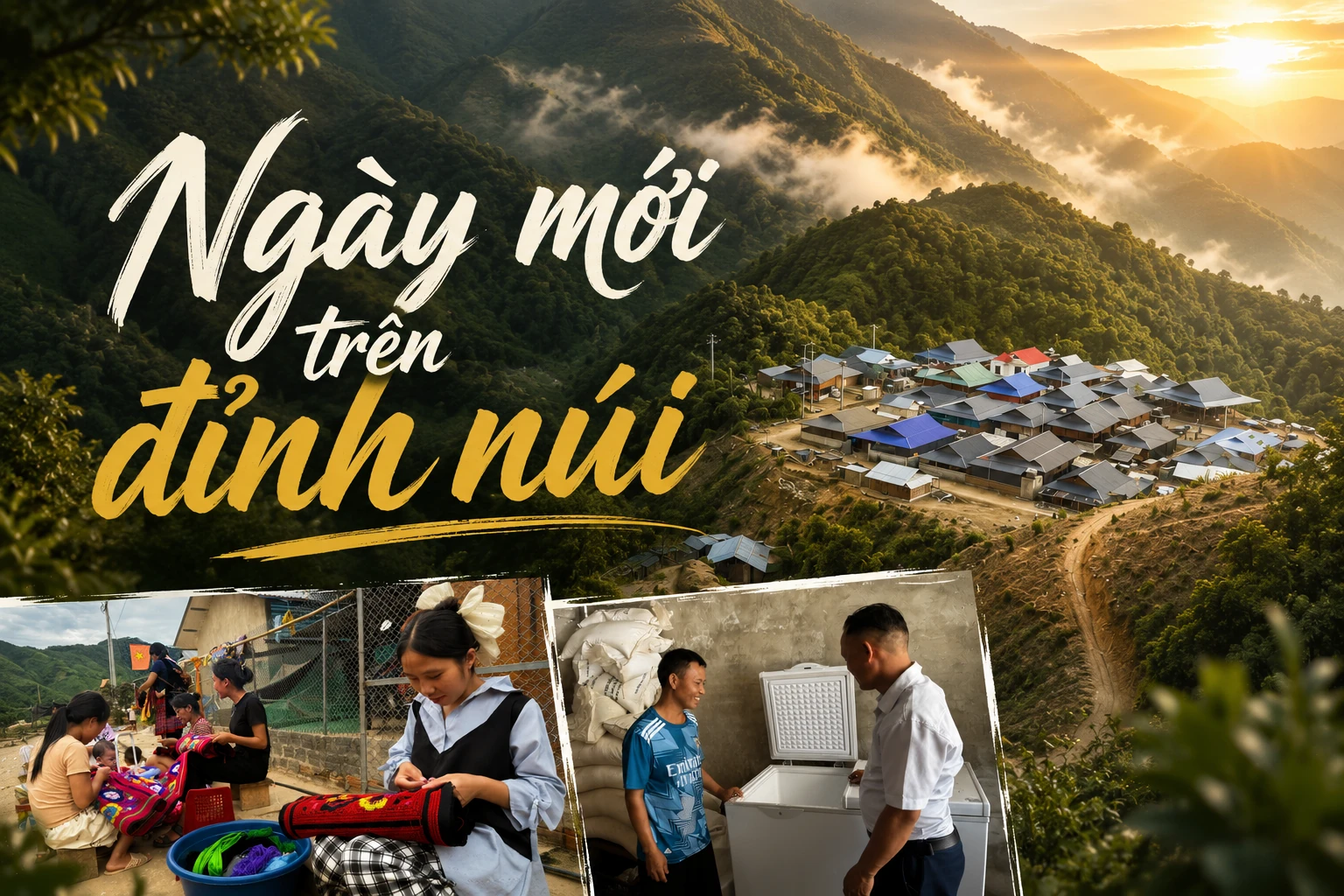 Ngày mới trên đỉnh núi