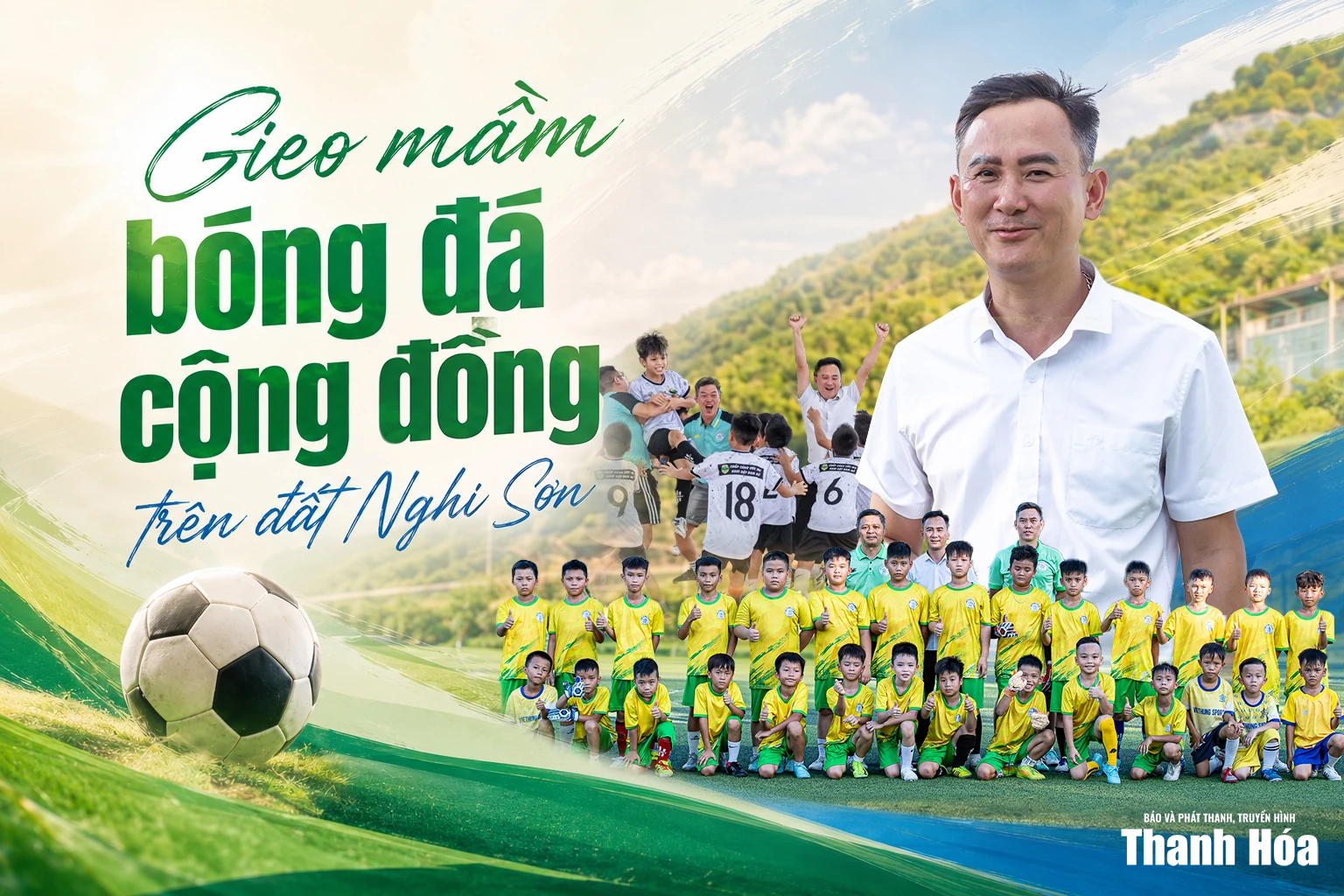 Gieo mầm bóng đá cộng đồng trên đất Nghi Sơn