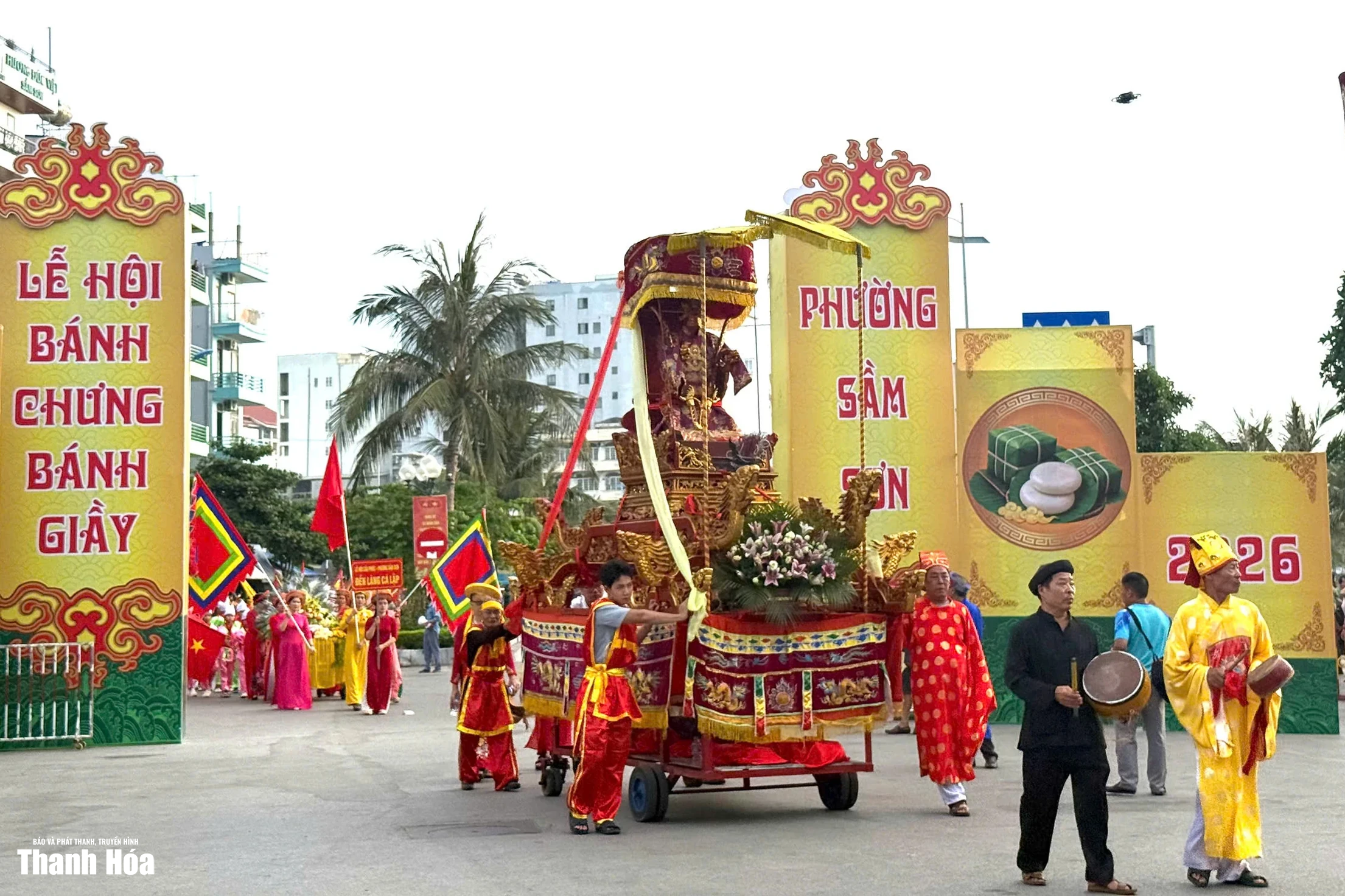 [Thanh Hóa xưa và nay] Giữ hồn truyền thống qua Lễ hội bánh chưng, bánh giầy phường Sầm Sơn