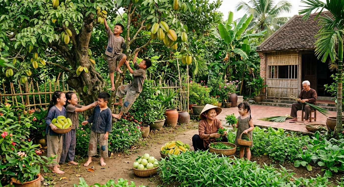 Mùa hè ở thôn quê