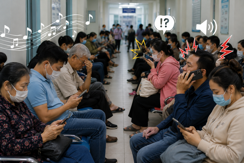 Ô nhiễm tiếng ồn từ... điện thoại