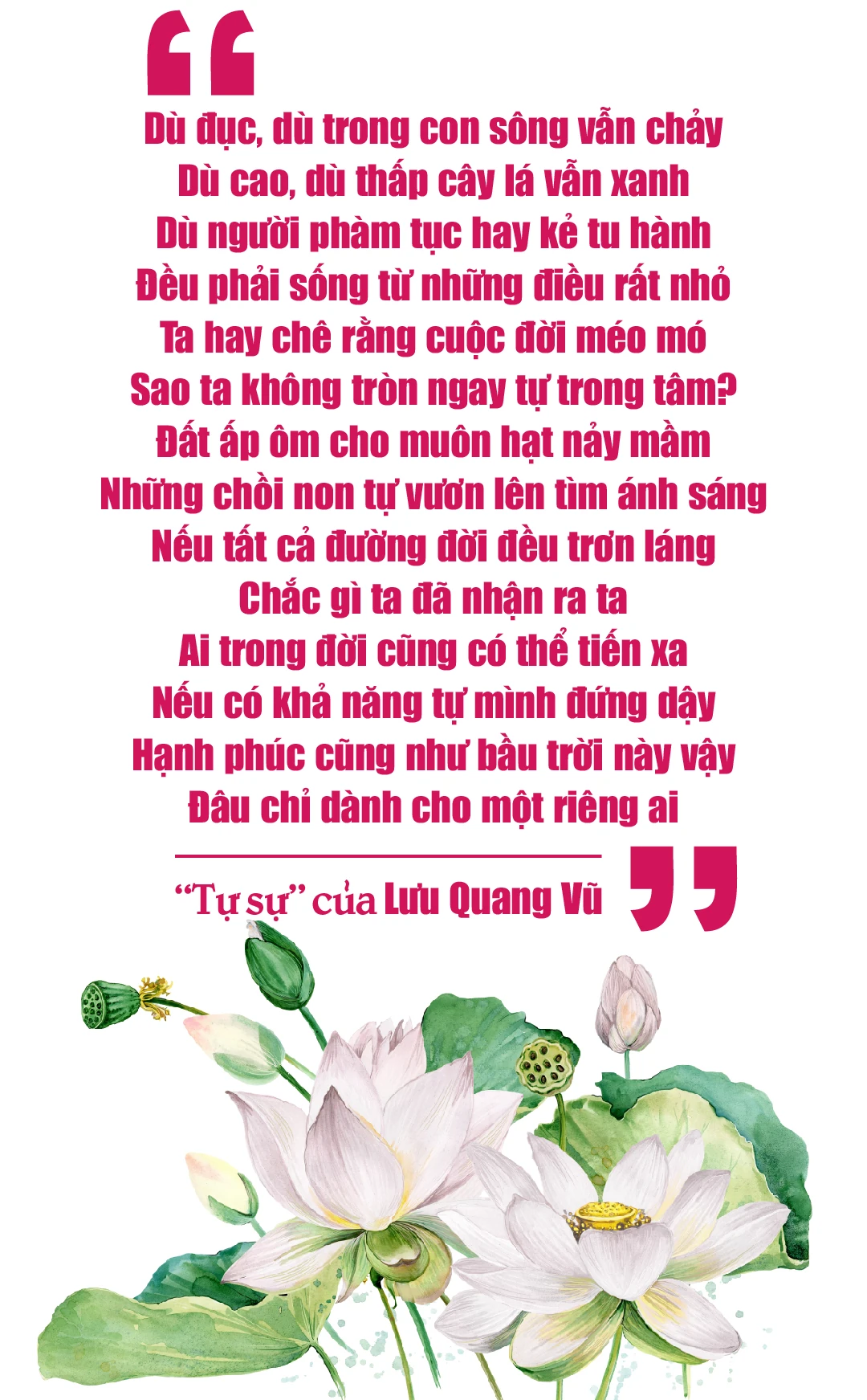 [E-Magazine] Sống như một đoá hoa