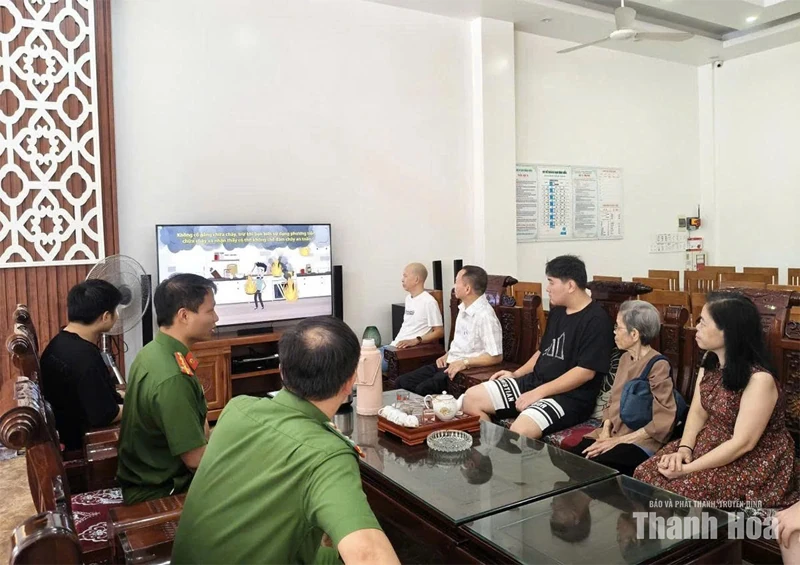 “Màn hình số” lan tỏa thông điệp an toàn PCCC