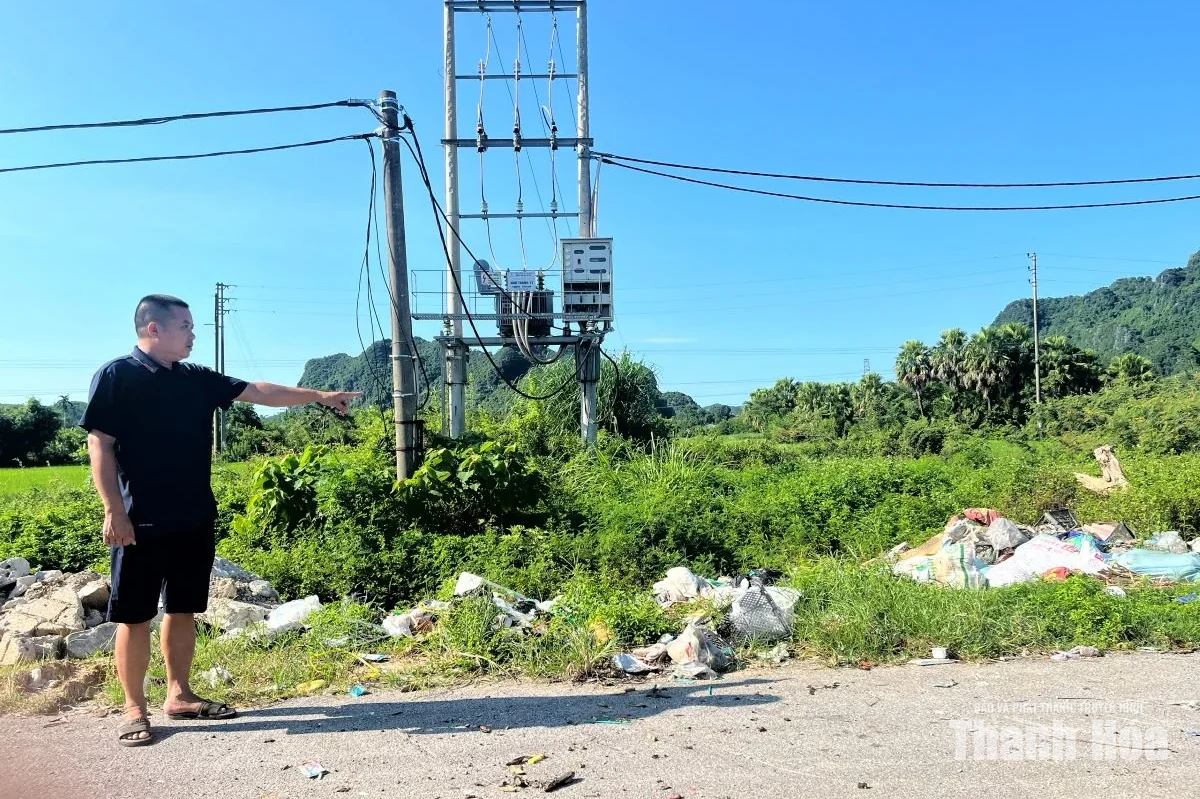 Xử lý điểm tập kết rác thải sinh hoạt tự phát tại khu vực chợ Bến Sung