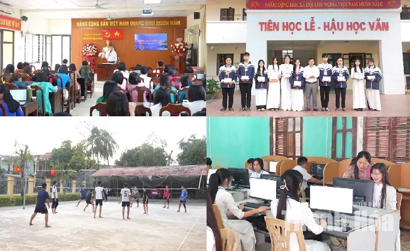 [Thanh Hóa xưa và nay] Từ tiếng trống trường giữa thời bom đạn đến mái trường khang trang hôm nay